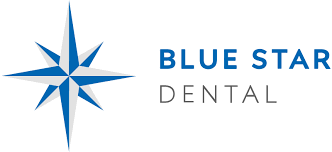 blue star dental logo